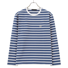 Scye Striped Cotton Jersey T-Shirts(L.S) 5222-21723画像