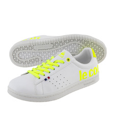 le coq sportif LA ROLAND SL BL WHITE/NEON YELLOW QL1TJC07WY画像