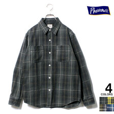 Pherrow's ネルシャツ ライトネル flannel ユーズドウォッシュ 22S-730WS-U.W.画像