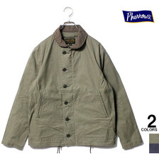 Pherrow's N-1 デッキジャケット ミリタリー U.S.NAVY 3シーズン 無地 22S-PN-1画像