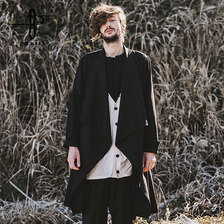 NO ID. BLACK ドレープショールラップガウン 450006-854C画像