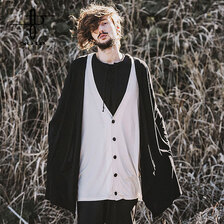 NO ID. BLACK フェイクレイヤードカーディガン 450006-860T画像