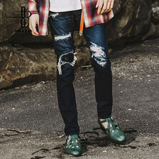 NO ID. BLACK リペアストレッチデニムスキニーPT 450035-893P画像