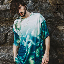 NO ID. BLACK オーバーシャドウプリントBIG-T 450006-891T画像