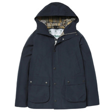 Barbour HOODED BEDALE SL 2LAYER NAVY MCA0508画像