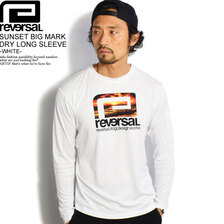 reversal SUNSET BIG MARK DRY LONG SLEEVE -WHITE- RV22SS105画像