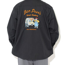 BEN DAVIS Food Truck EMB L/S Shirt G-2380034画像