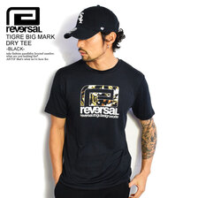 reversal TIGRE BIG MARK DRY TEE -BLACK- RV22SS051画像