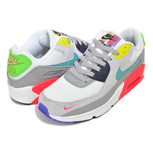 NIKE AIR MAX 90 EOI (GS) EVOLUTION OF ICONS pearl grey/sport turq DA5653-001画像