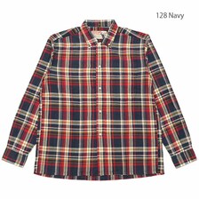 SUGAR CANE INDIA MADRAS CHECK L/S BUTTON DOWN SHIRT画像