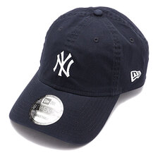 NEW ERA 9TWENTY MLBフラットエンブロイダリー ニューヨーク・ヤンキース ミニロゴ ネイビー 13054571画像