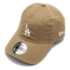 NEW ERA 9TWENTY MLBフラットエンブロイダリー ロサンゼルス・ドジャース ミニロゴ カーキ 1183A744-020画像