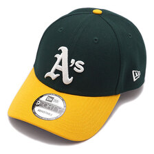 NEW ERA 9FORTY MLBワールドシリーズ オークランド・アスレチックス サイドパッチ ダークグリーン / Aゴールド 13056192画像
