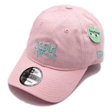 NEW ERA 9THIRTY イージースナップ X-girl ミルズロゴ ドリッピング ピンク 13056201画像