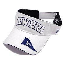 NEW ERA Golf Sun Visor ストレッチコットン ウォッシャブル ホワイト 13054436画像