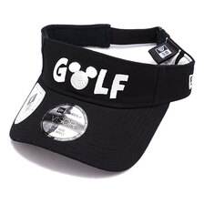 NEW ERA Golf Sun Visor On Par ミッキーマウスボール ブラック 13054435画像