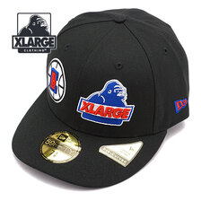 NEW ERA &times; X-LARGE CLIPPERS MIX LOGO 6PANEL CAP BLACK 101221051018画像