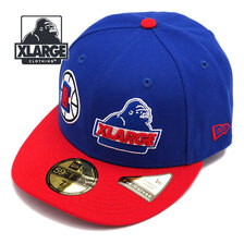 NEW ERA &times; X-LARGE CLIPPERS MIX LOGO 6PANEL CAP BLUE 101221051018画像
