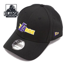 NEW ERA LAKERS STANDARD LOGO SNAPBACK CAP BLACK 101221051023画像