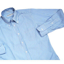 INDIVIDUALIZED SHIRTS L/S STANDARD FIT B.D. BENGAL STRIPE SHIRTS light blue画像