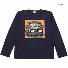 STUDIO D'ARTISAN プリント長袖Tシャツ 8060B画像
