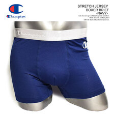 Champion STRETCH JERSEY BOXER BRIEF -NAVY- CM6-U207画像