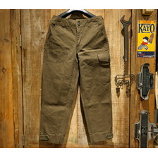 FREEWHEELERS UNION SPECIAL OVERALLS “AVIATOR'S TROUSERS” Original Yarn-Dyed Military Kersey 2132007画像
