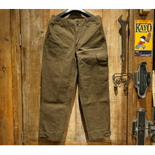 FREEWHEELERS UNION SPECIAL OVERALLS &ldquo;AVIATOR'S TROUSERS&rdquo; Original Yarn-Dyed Military Kersey 2132007画像