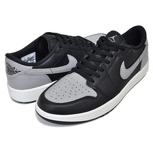 NIKE AIR JORDAN 1 LOW GOLF SHADOW black/medium grey-sail DD9315-001画像