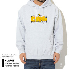 X-LARGE Graffiti Pigment Pullover Hoodie 101214012001画像