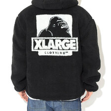 X-LARGE Boa Fleece Zip Up JKT 101214021012画像