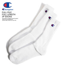 Champion FULL PILE FULL LENGTH 3P SOCKS CMSCH001画像
