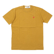 PLAY COMME des GARCONS MENS Small Red Heart S/S T-Shirt OLIVE画像