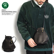 GROOVER LEATHER 2WAY DRAWSTRING BAG GDK-300画像