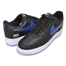 NIKE AIR FORCE 1 LOW / KITH NEW YORK KNICKS SEASON.2 black/rush blue-team org CZ7928-001画像