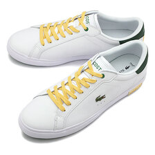 LACOSTE M POWERCOURT 0722 4 WHT/GRN SM00583画像