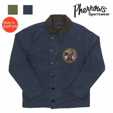 Pherrow's デッキジャケット ミリタリー U.S.NAVY SEABEES Squadrons スコードロン デコレーション 22S-PN-1W(DECO)画像