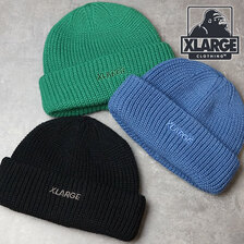 X-LARGE LOGO SHORT LENGTH BEANIE 101221051015画像