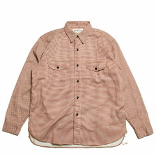 SUGAR CANE FICTION ROMANCE 6oz.HOUND TOOTH PRINT WORK SHIRT SC28847画像
