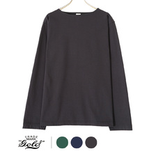 GOLD SUPIMA FINE GAUGE SWEAT BOAT NECK L/S T-SHIRT 22A-GL68880画像