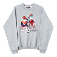 SUPPLIER LOONEY CREW SWEAT GRAY画像