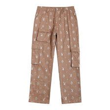 SUPPLIER PLAYBOY ALL OVER EMBROIDERY CARGOS SAND画像