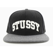STUSSY Melton Piped Arch Snapback Cap 1311023画像