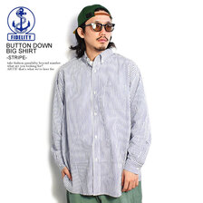 FIDELITY BUTTON DOWN BIG SHIRT -STRIPE- G-2375011画像
