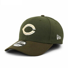 NEW ERA Cincinnati Reds 9FORTY CAP OLIVE AP11458831画像