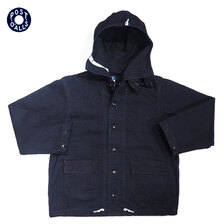 POST OVERALLS NAVY Parka 3-R HBDN herringbone denim/navy 1114R画像