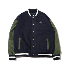 UGG 袖切替 デニム中綿ブルゾン INDIGO 22SS-UGJK02画像