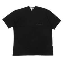 COMME des GARCONS SHIRT Oversized Logo T-Shirt BLACK画像