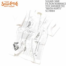 SUGAR CANE FICTION ROMANCE TEST ANSWER TEE "MATH HURTS" SC78984画像