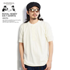 GLAD HAND ROYAL HENRY S/S T-SHIRTS -WHITE-画像